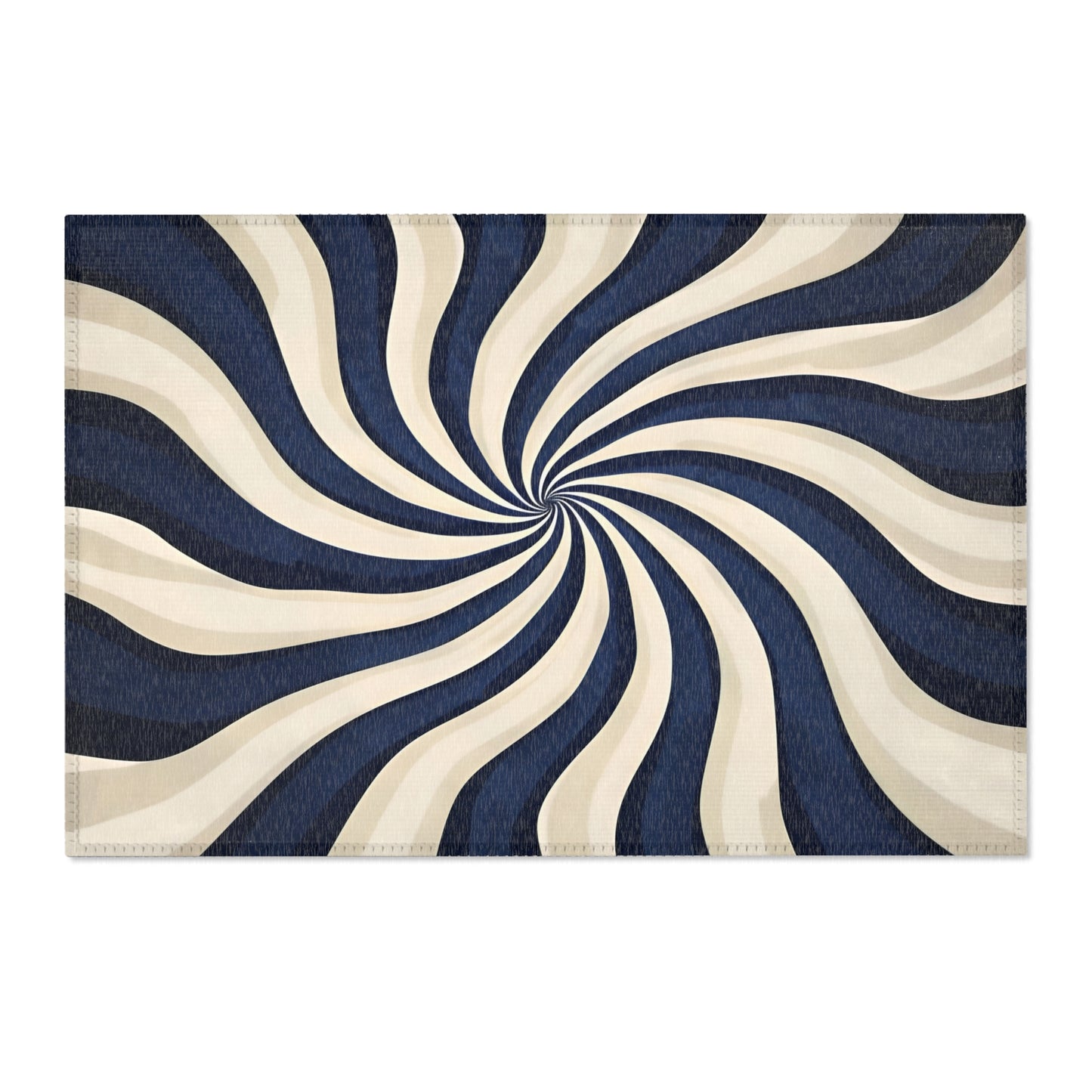 Swirling Vortex Illusion - Area Rug