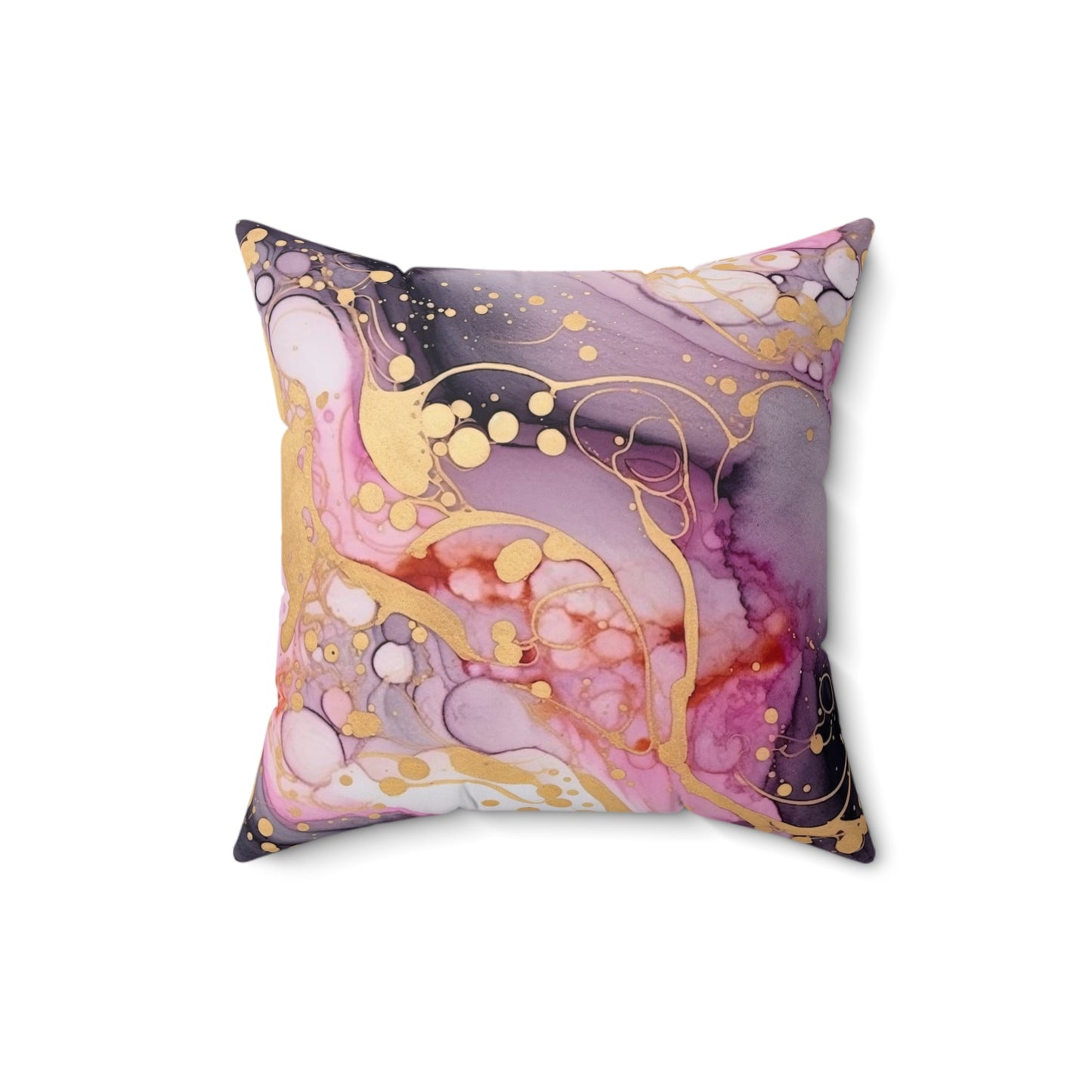 Bossanova Marble - Watercolor Square Pillow