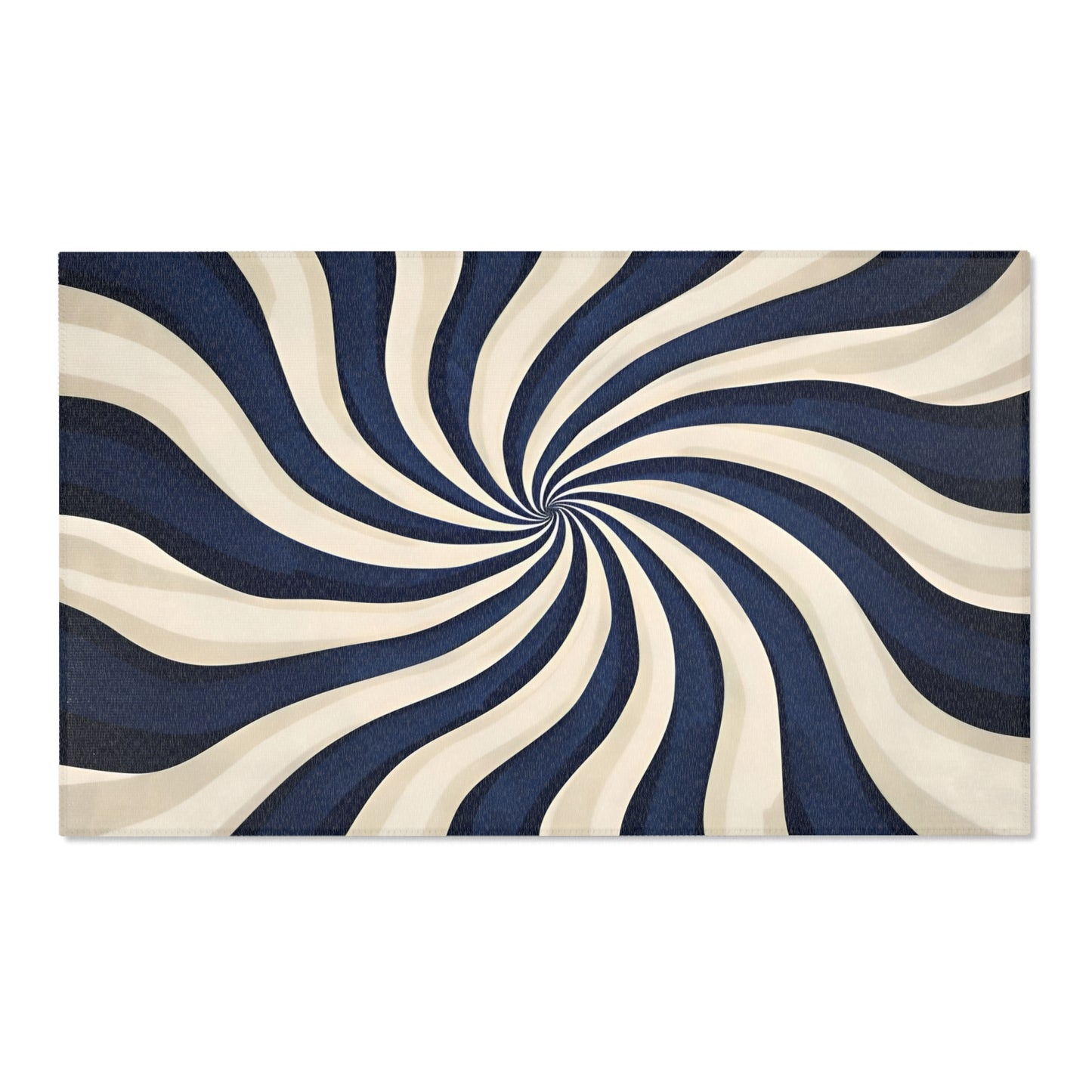 Swirling Vortex Illusion - Area Rug