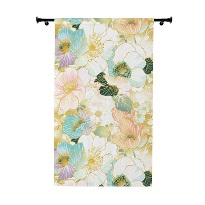 Ethereal Blooms - Japanese Window Curtain