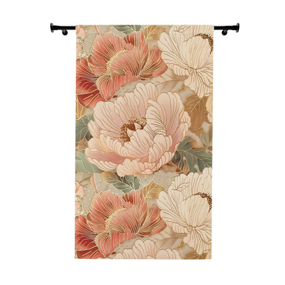 Bloomed Elegance - Japanese Window Curtain