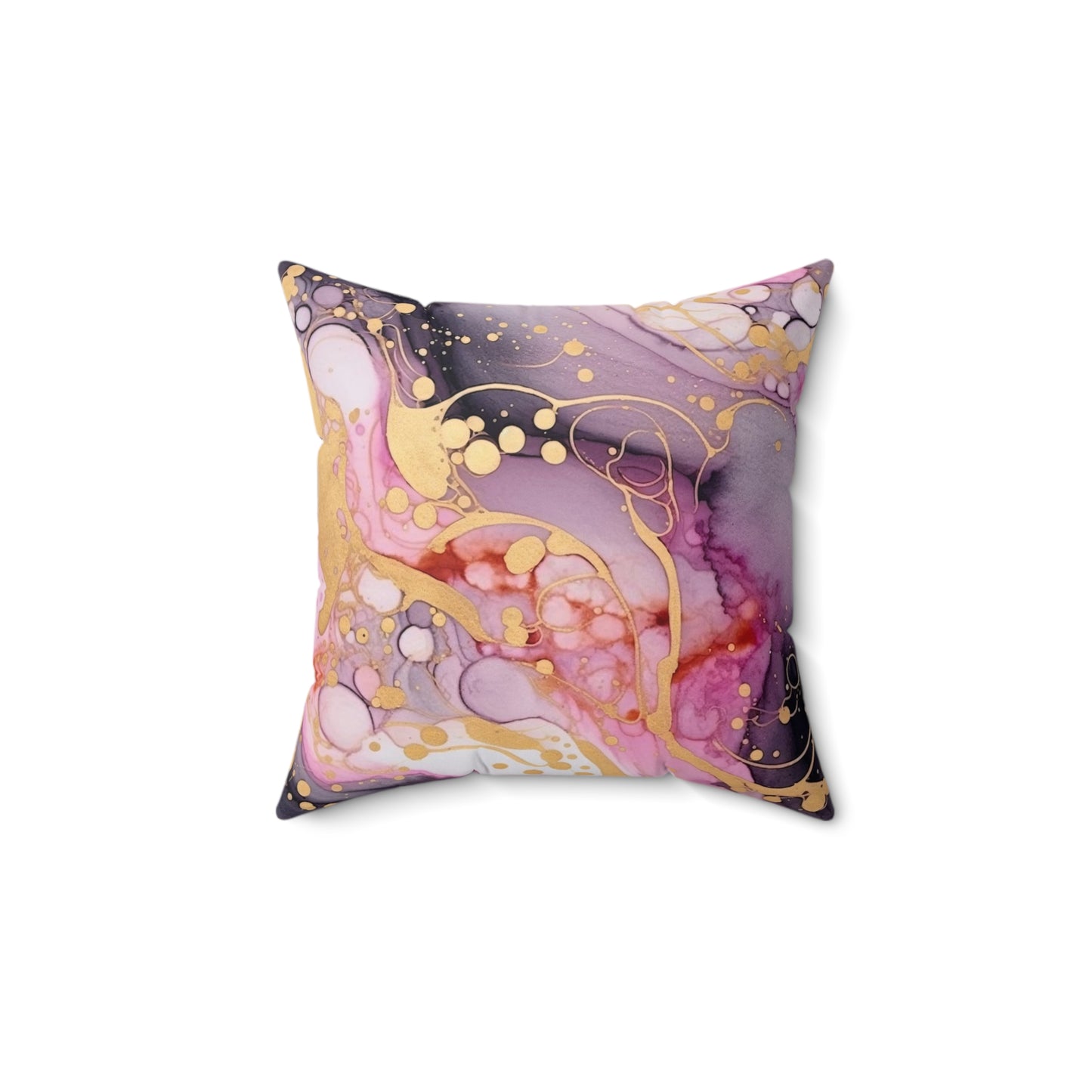 Bossanova Marble - Watercolor Square Pillow