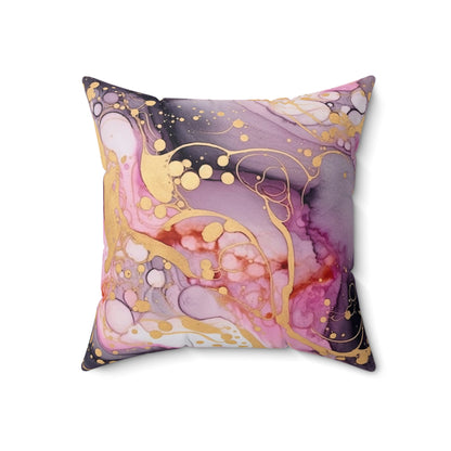 Bossanova Marble - Watercolor Square Pillow