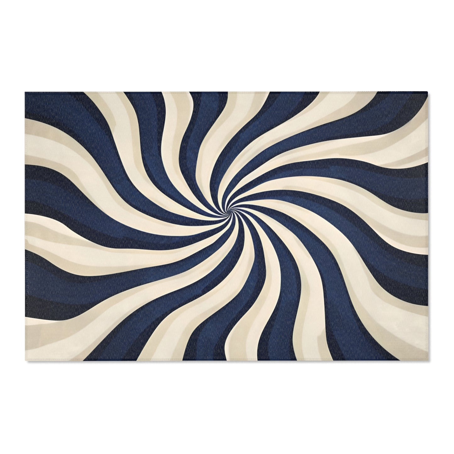 Swirling Vortex Illusion - Area Rug