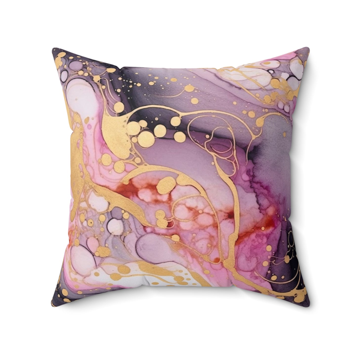 Bossanova Marble - Watercolor Square Pillow