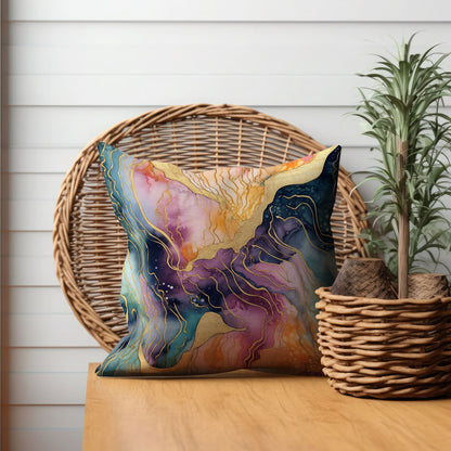 Bismark Rogue - Watercolor Square Pillow