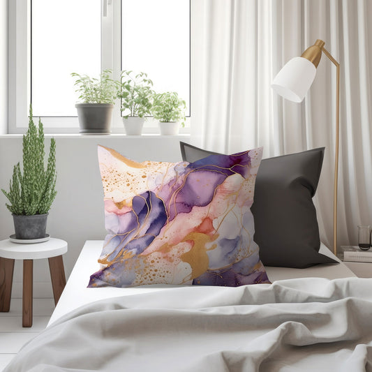 Christalle Affair - Watercolor Square Pillow